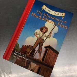 Classic Starts: The Adventures of Huckleberry Finn, Hardback book.